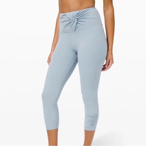 Lululemon Align High-Rise Crop 23" Twist Waist - Picture 1 of 9